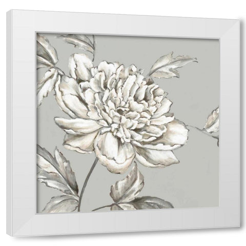 Botanical II White Modern Wood Framed Art Print by Watts, Eva