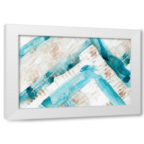 Ziggy White Modern Wood Framed Art Print by Watts, Eva