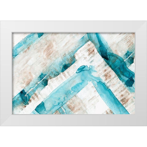 Ziggy White Modern Wood Framed Art Print by Watts, Eva