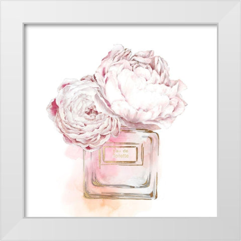 Eau de Toilette Gris  White Modern Wood Framed Art Print by Watts, Eva