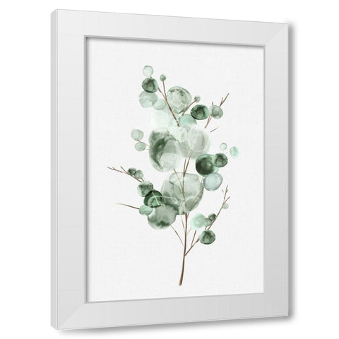 Tender Sprout I White Modern Wood Framed Art Print by Watts, Eva