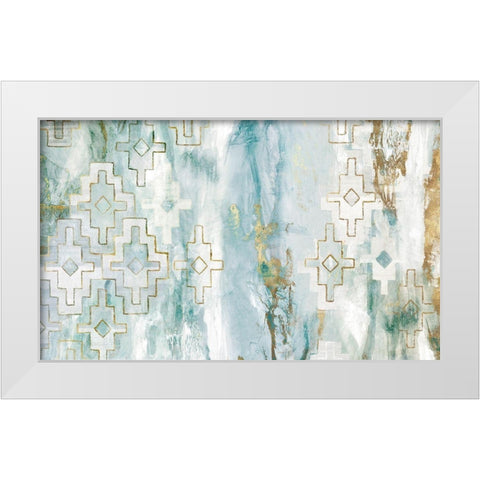 Escaping the Universe III  White Modern Wood Framed Art Print by Watts, Eva