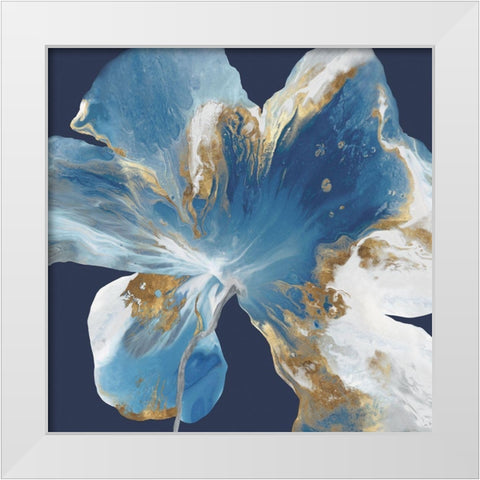 Liquid Enigma I White Modern Wood Framed Art Print by Watts, Eva