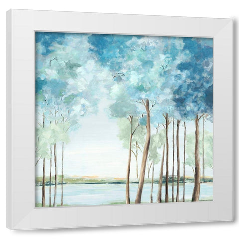 Step into Dream White Modern Wood Framed Art Print by Watts, Eva