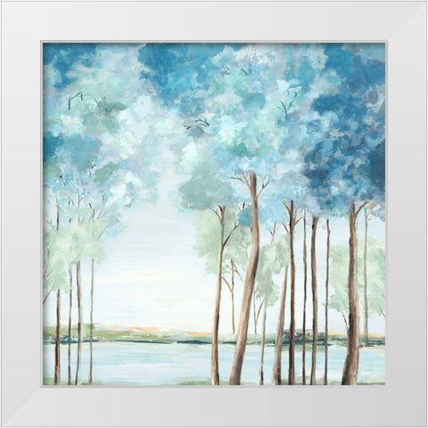 Step into Dream White Modern Wood Framed Art Print by Watts, Eva