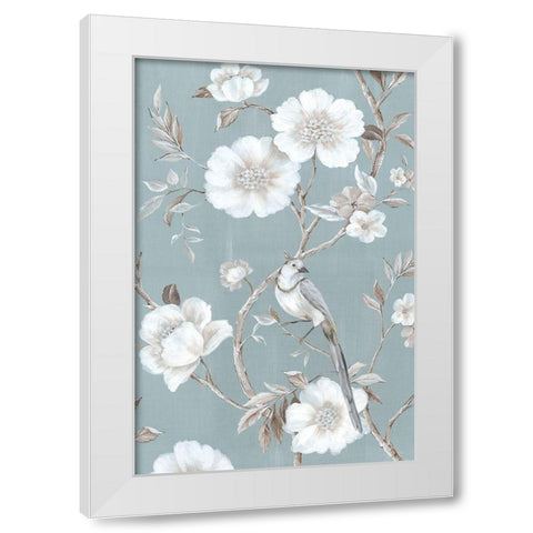 A Song For You White Modern Wood Framed Art Print by Watts, Eva