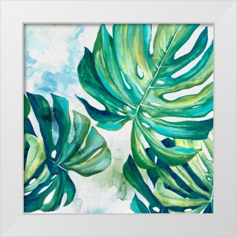Summer Botanics II White Modern Wood Framed Art Print by Watts, Eva