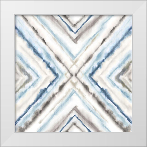 Inlaid  White Modern Wood Framed Art Print by Watts, Eva