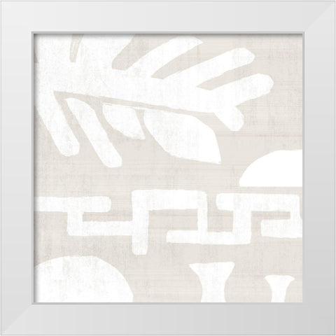 Summer Shadows II White Modern Wood Framed Art Print by Watts, Eva