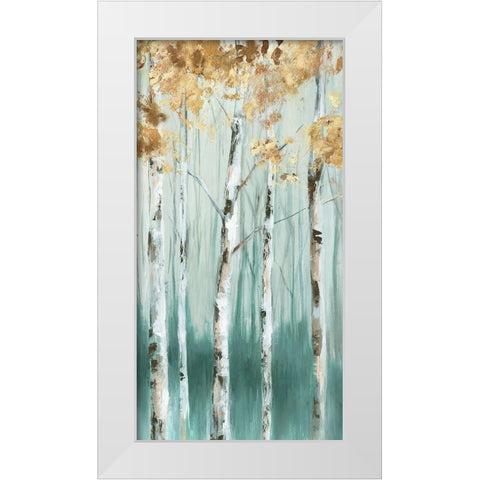 Birch Ale I  White Modern Wood Framed Art Print by Watts, Eva