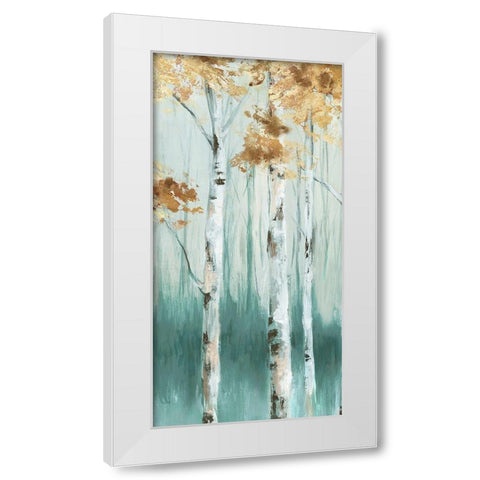 Birch Ale II  White Modern Wood Framed Art Print by Watts, Eva
