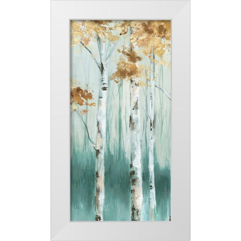 Birch Ale II  White Modern Wood Framed Art Print by Watts, Eva