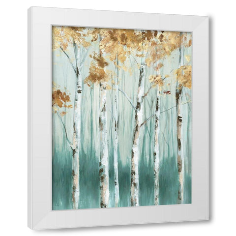 Birch Ale III  White Modern Wood Framed Art Print by Watts, Eva