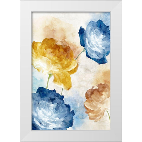 While we Bloom I White Modern Wood Framed Art Print by Watts, Eva