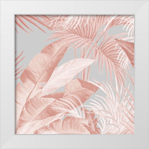 Long Tropical Day II White Modern Wood Framed Art Print by Watts, Eva