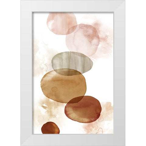 Floating Up I White Modern Wood Framed Art Print by Watts, Eva