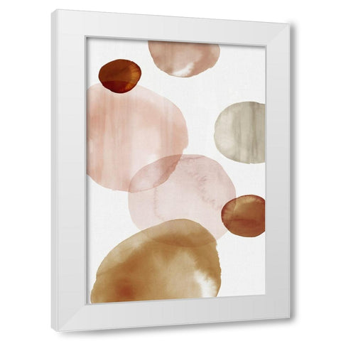 Floating Up III White Modern Wood Framed Art Print by Watts, Eva