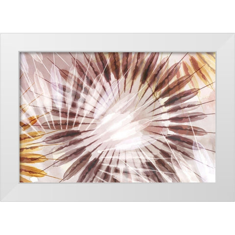 Dance of the Rays II White Modern Wood Framed Art Print by Watts, Eva