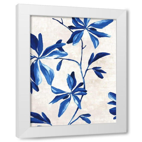 Oleander II White Modern Wood Framed Art Print by Watts, Eva