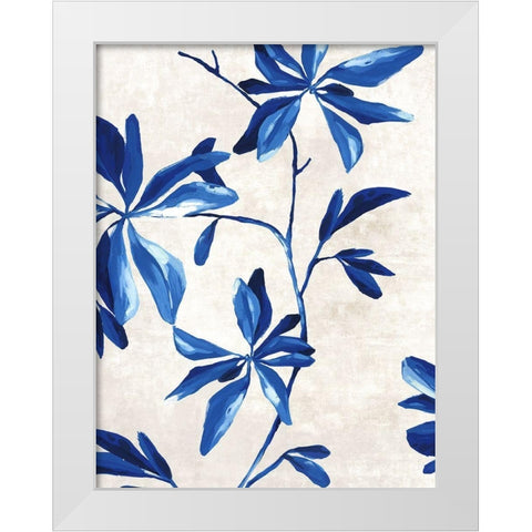 Oleander II White Modern Wood Framed Art Print by Watts, Eva