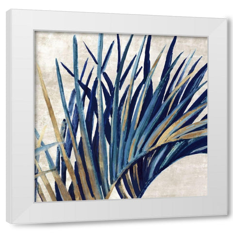 Easing Palm I  White Modern Wood Framed Art Print by Watts, Eva