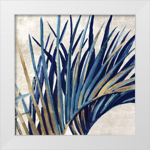 Easing Palm I  White Modern Wood Framed Art Print by Watts, Eva