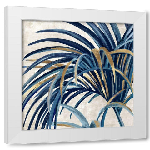 Easing Palm II White Modern Wood Framed Art Print by Watts, Eva