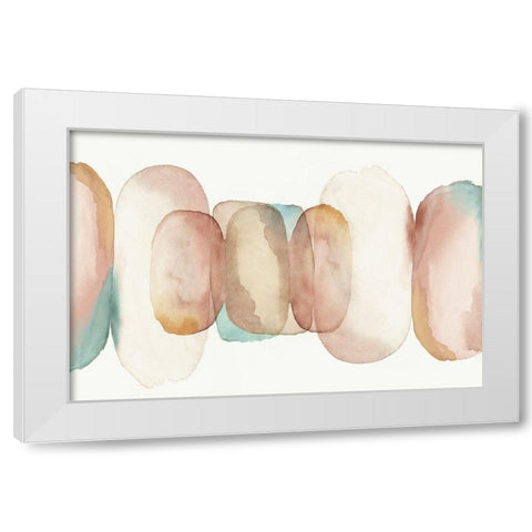 Daydream Mist  White Modern Wood Framed Art Print by Watts, Eva