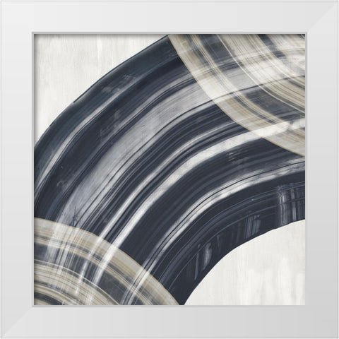 Beyond Infinity II White Modern Wood Framed Art Print by Watts, Eva