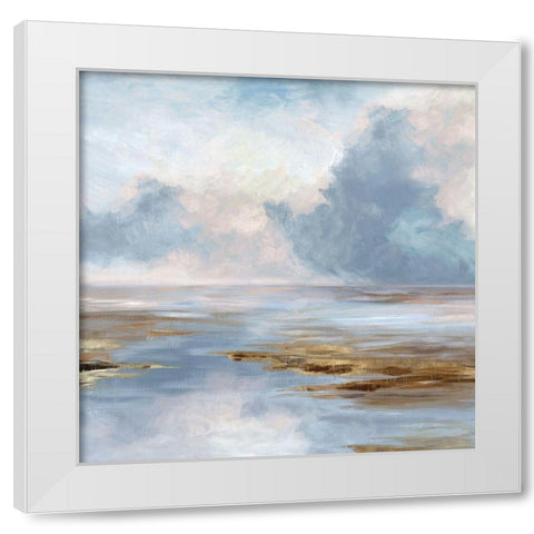 Accomplishment White Modern Wood Framed Art Print by Watts, Eva