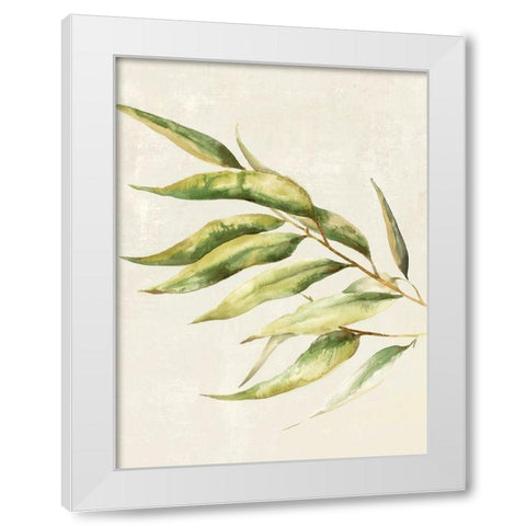 Willow Branch II White Modern Wood Framed Art Print by Watts, Eva