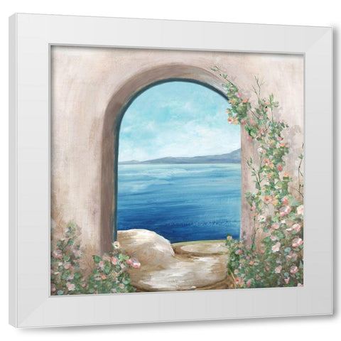 Untouched Beauty  White Modern Wood Framed Art Print by Watts, Eva