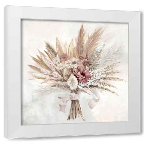 Soft Bouquet  White Modern Wood Framed Art Print by Watts, Eva