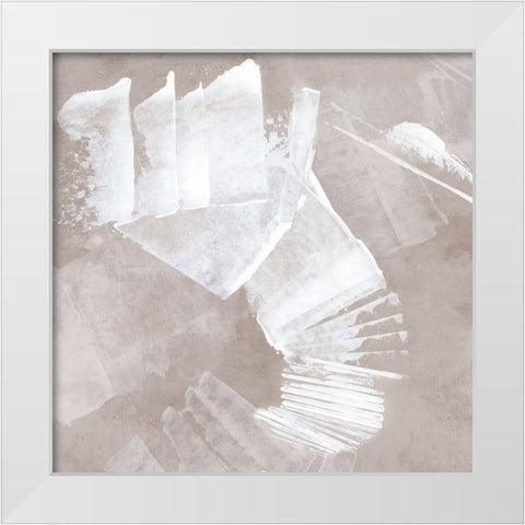 Ethereal Flow II White Modern Wood Framed Art Print by Watts, Eva