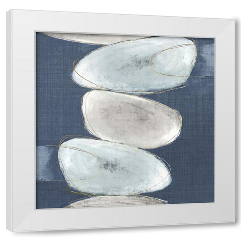 Inuk Shuk II Blue Version White Modern Wood Framed Art Print by Watts, Eva