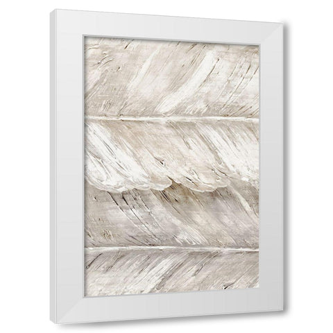 Leaf Overlay I  White Modern Wood Framed Art Print by Watts, Eva