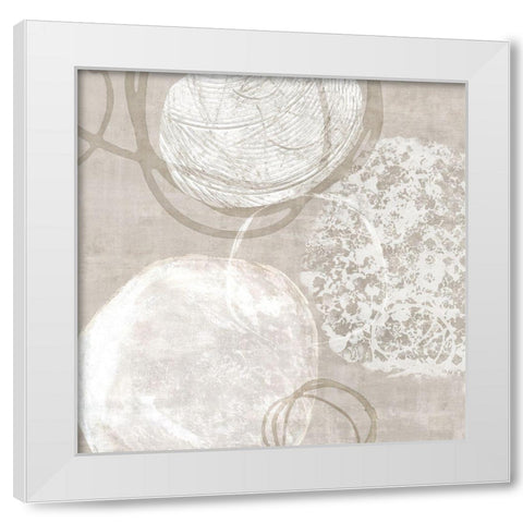 Natural Vibe II White Modern Wood Framed Art Print by Watts, Eva
