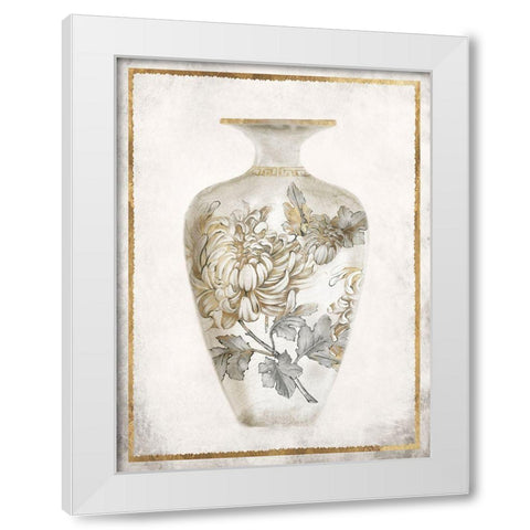 Priceless Vase II White Modern Wood Framed Art Print by Watts, Eva