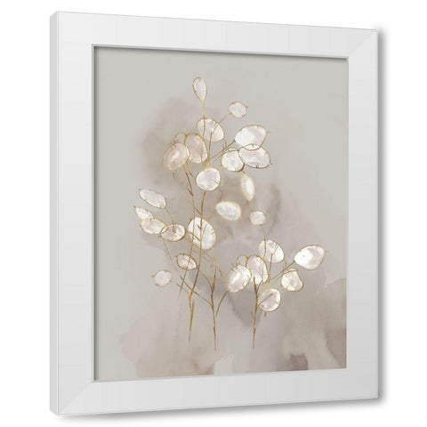 Transparent II White Modern Wood Framed Art Print by Watts, Eva