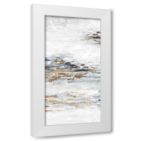 Memory I White Modern Wood Framed Art Print by Isabelle Z