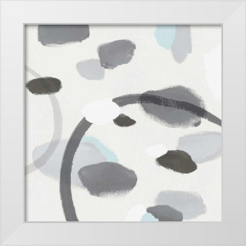 Grey II White Modern Wood Framed Art Print by Isabelle Z