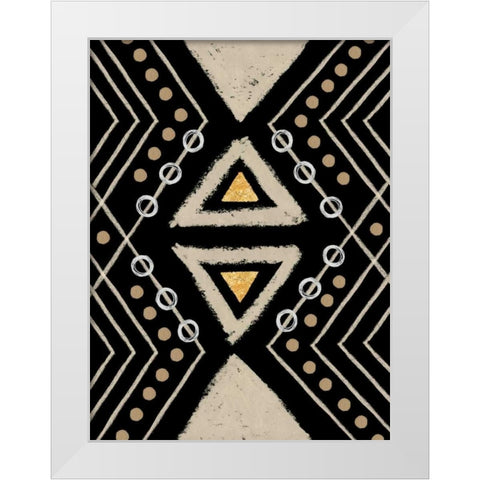 Motif I White Modern Wood Framed Art Print by Isabelle Z