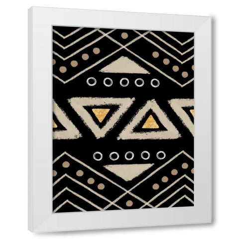 Motif II White Modern Wood Framed Art Print by Isabelle Z