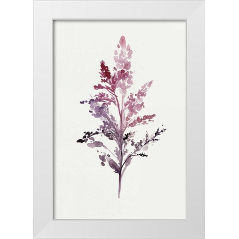 Botanical II White Modern Wood Framed Art Print by Isabelle Z