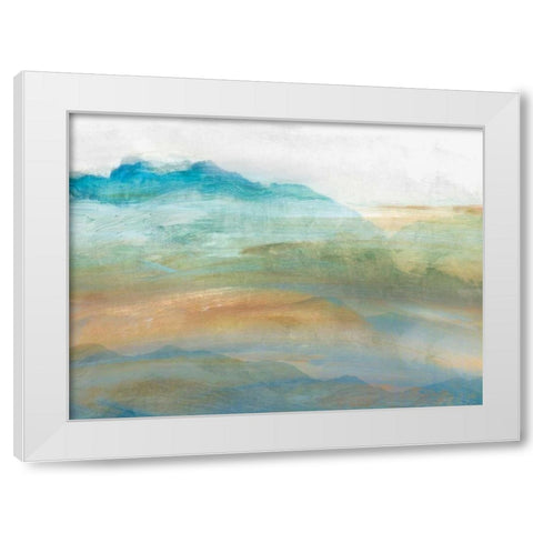 Panorama II White Modern Wood Framed Art Print by Isabelle Z