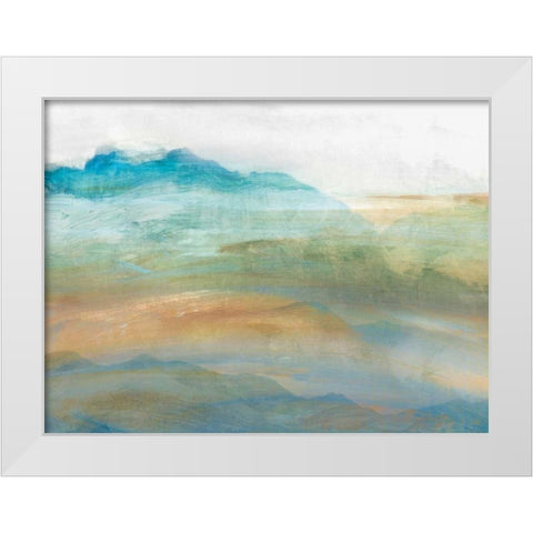 Panorama II White Modern Wood Framed Art Print by Isabelle Z