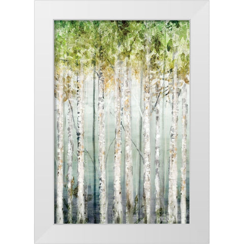 Enlightened Moment II White Modern Wood Framed Art Print by Isabelle Z