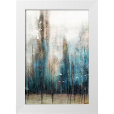 Forest at Dusk I White Modern Wood Framed Art Print by Isabelle Z