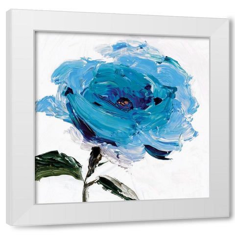 Sherry I  White Modern Wood Framed Art Print by Isabelle Z