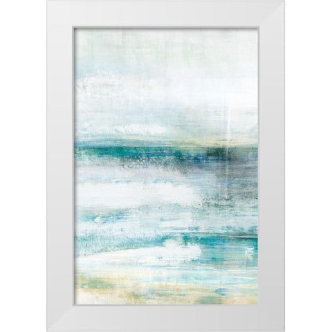 Waverly I White Modern Wood Framed Art Print by Isabelle Z